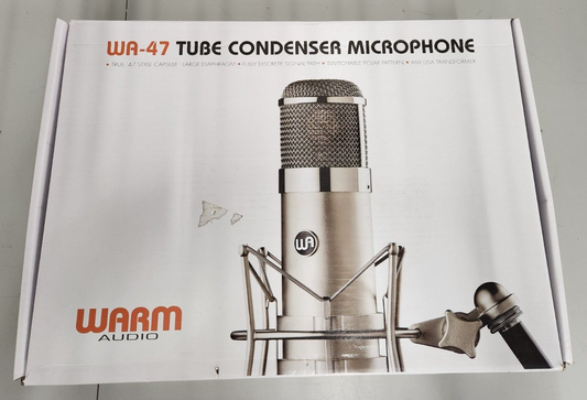 Warm Audio WA-47 Large-Diaphragm Tube Condenser Studio Recording Microphone Mic