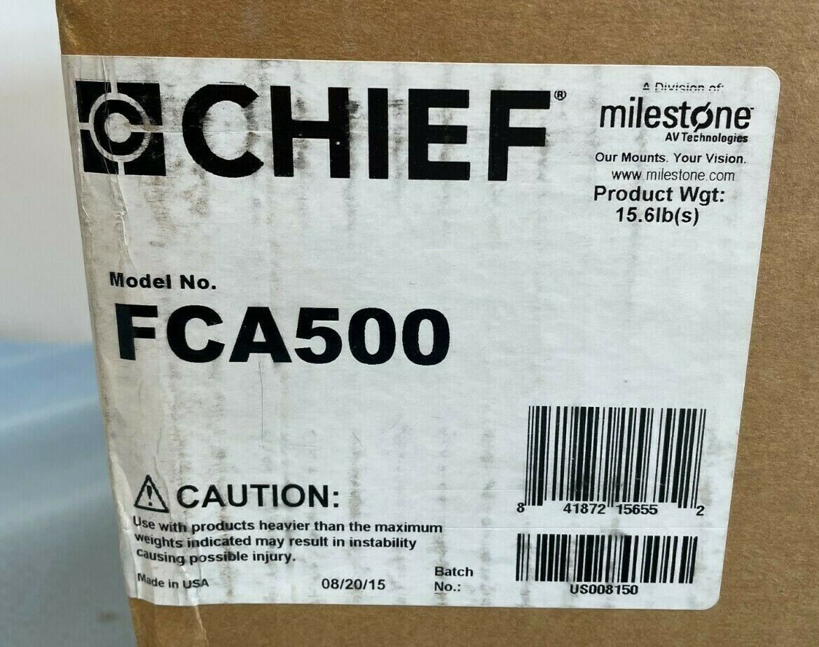 Chief FCA500 FUSION 18" Lower Component/VC Shelf