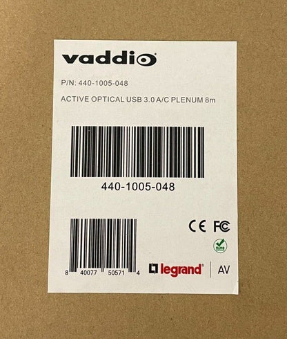 Vaddio USB 3.0 Type-A to Type-C Active Optical Cable 26.2' 440-1005-048