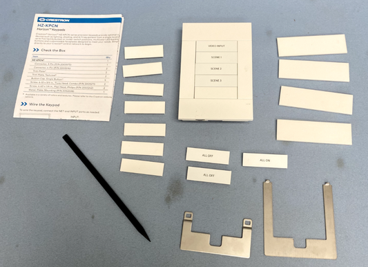 Crestron HZ-KPCN-W  Horizon Keypad, Cresnet Communications, White 6509582