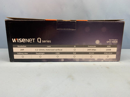 Wisenet QNO-6082R 2 MP Outdoor Full HD Network Camera Color Monochrome Bullet