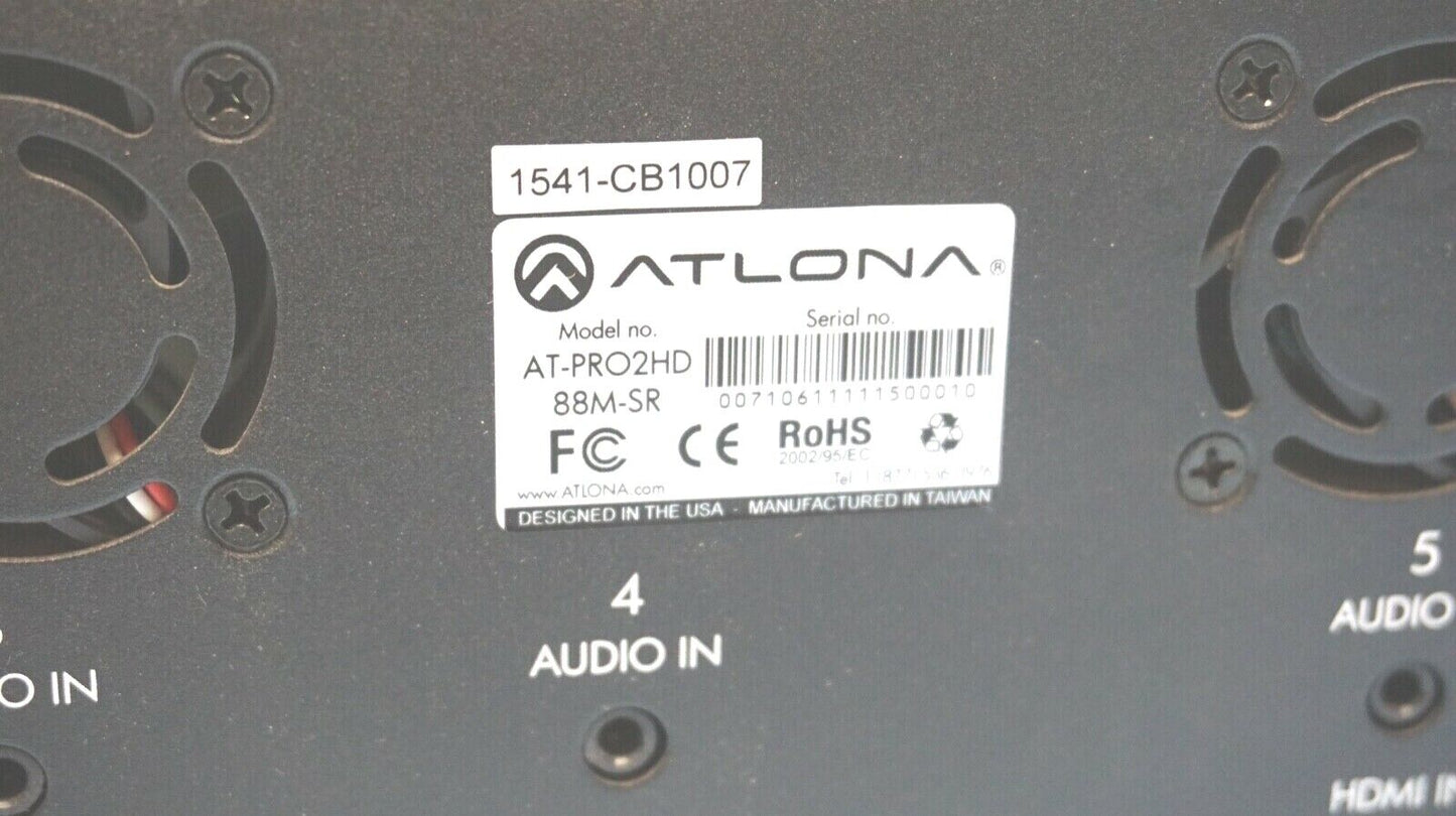 Atlona 8:8 HDMI Matrix Switcher AT-PRO2HD88M