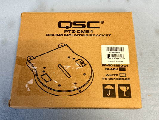 QSC PTZ-CMB1 Ceiling Mounting Bracket Black FG-001280-01