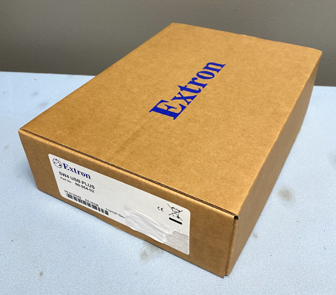 Extron SW4 USB PLUS Four Input USB Switcher with Emulation 6095402 N