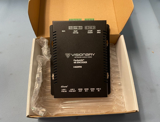 Visionary Solutions E4100 Encoder PacketAV 4K NEW IN BOX