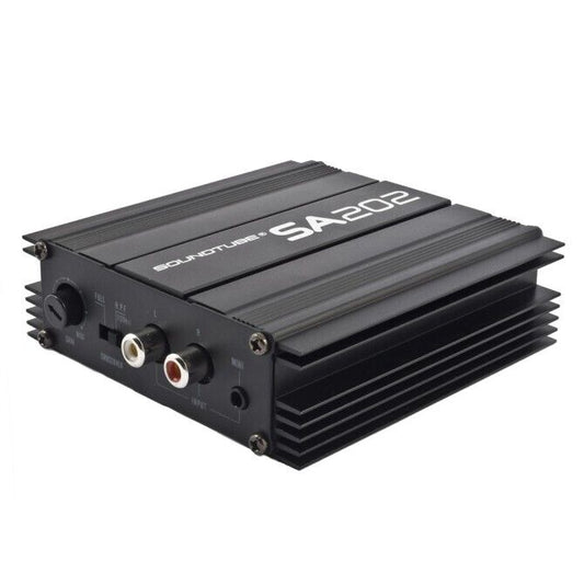 SoundTube SA202 Class AB Mini Ultra-Compact 2-Channel 20-Watt Stereo Amplifier