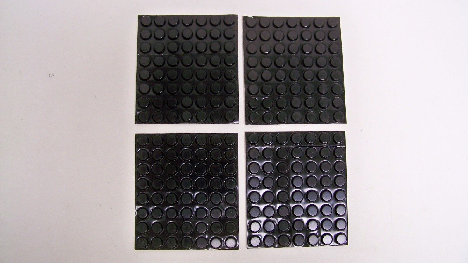 3M Bumpon AV Feet / Bumper (lot of 4 sheets) SJ5012 Black .5" W x .1