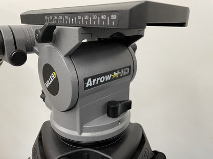 Miller Arrow HD Fluid Head & Sprinter 2-Stage Alloy Video Camera Tripod System