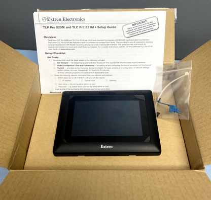 Extron TLP Pro 520M 5” Wall Mount TouchLink Pro Touchpanel 60-1185-02