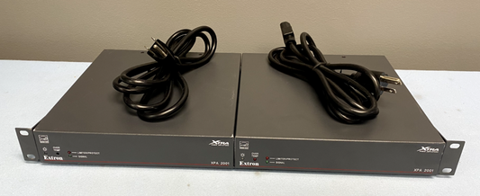 Extron XPA 2001 Pair of Mono 70 V Amplifiers - 200 Watts 60-850-01