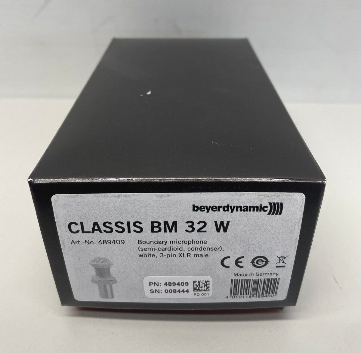Beyerdynamic 489409 CLASSIS BM32 W Boundary Microphone Semi-Cardioid, Condenser