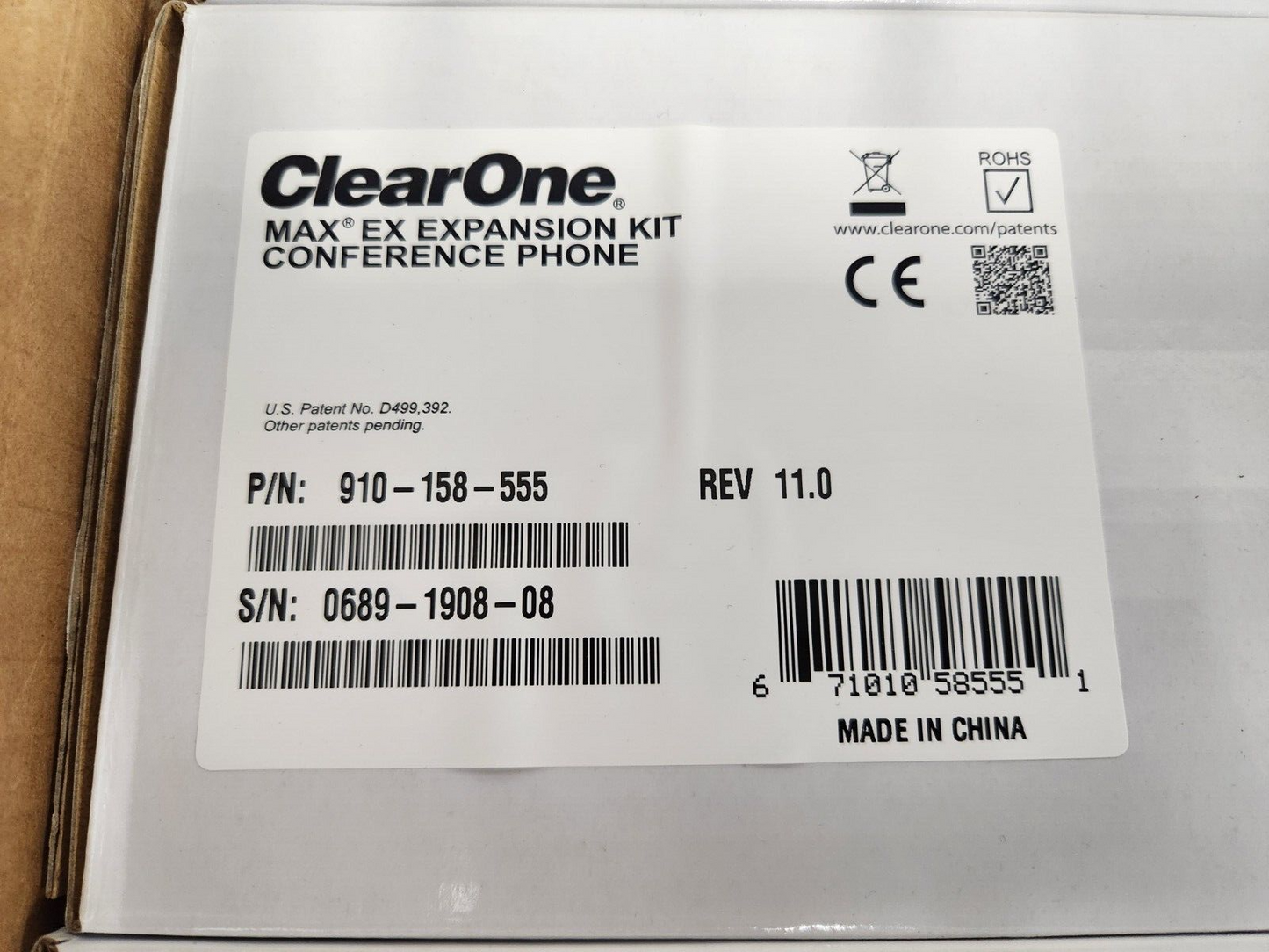 ClearOne 910-158-500-02 Maxattach Conference Phone 4-Pack NEW