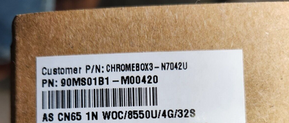 ASUS N7042U Chromebox 3 Hangouts Meet Hardware Kit 1.8GHz i7-8550U 4GB 32GB  NEW