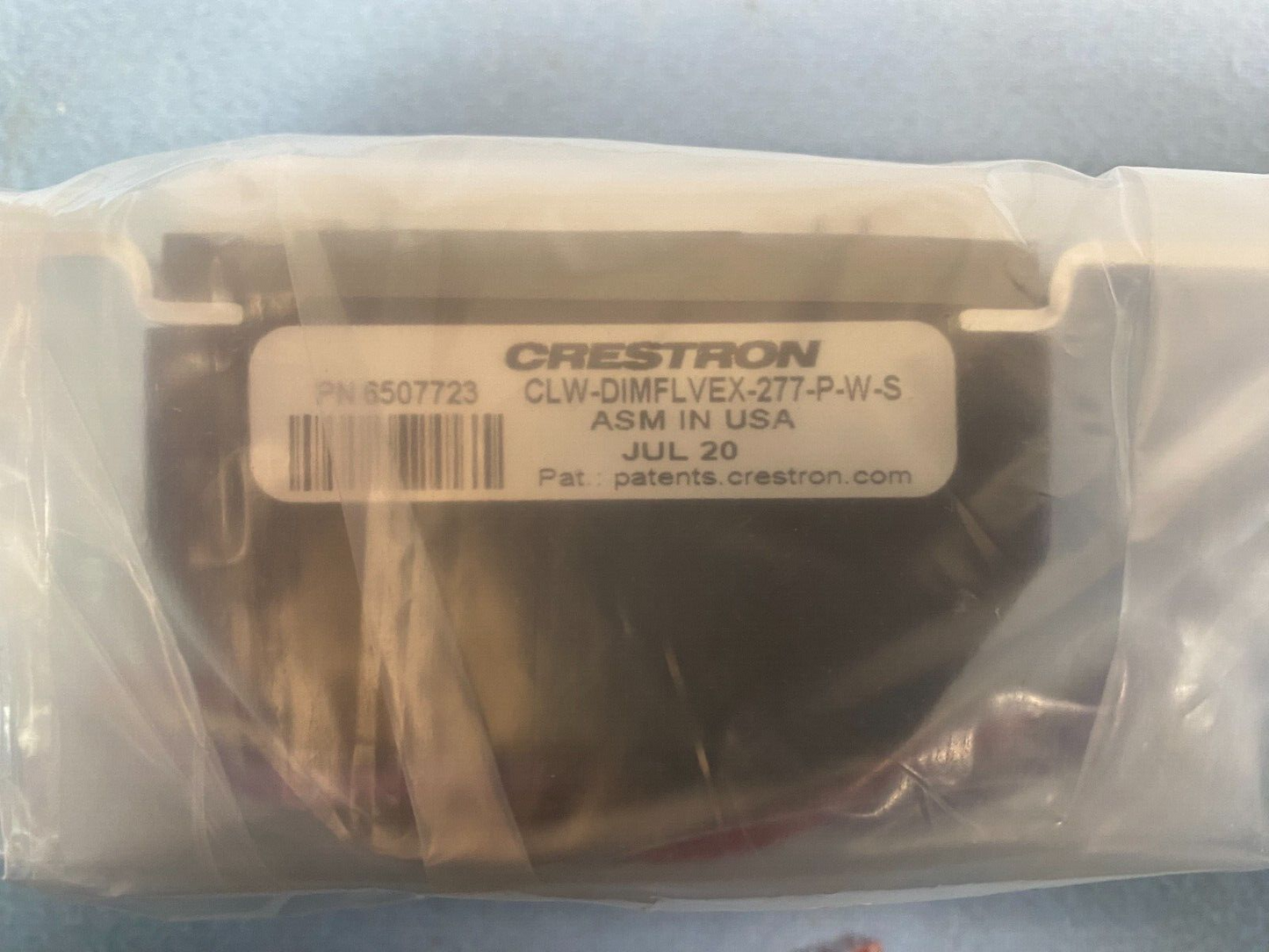 Crestron CLW-DIMFLVEX-277-P-W-S In-Wall 0-10V Dimmer, 277V White Smooth 6507723