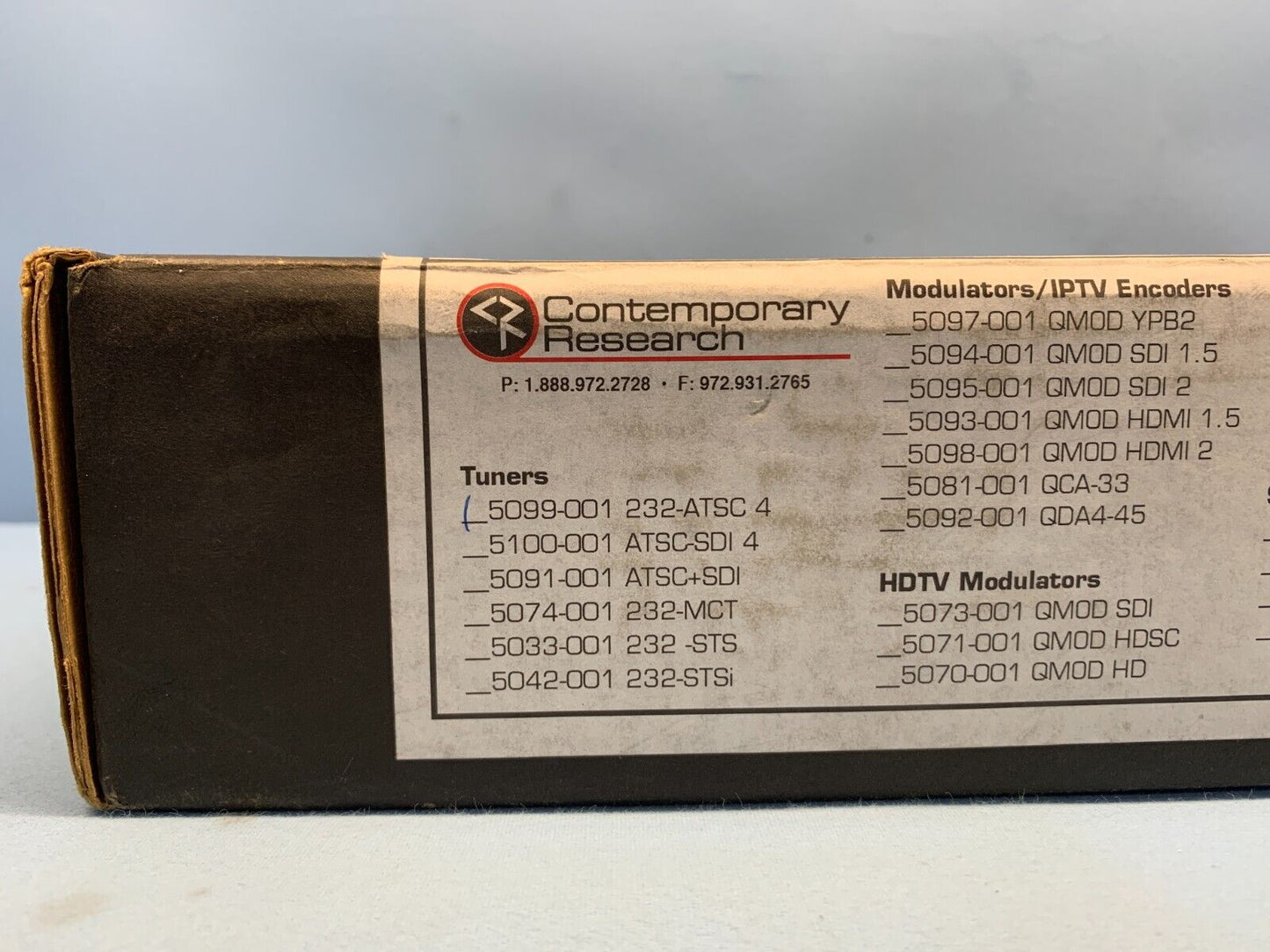 Contemporary Research 232-ATSC 4K TV Tuner with Power (5099-001)