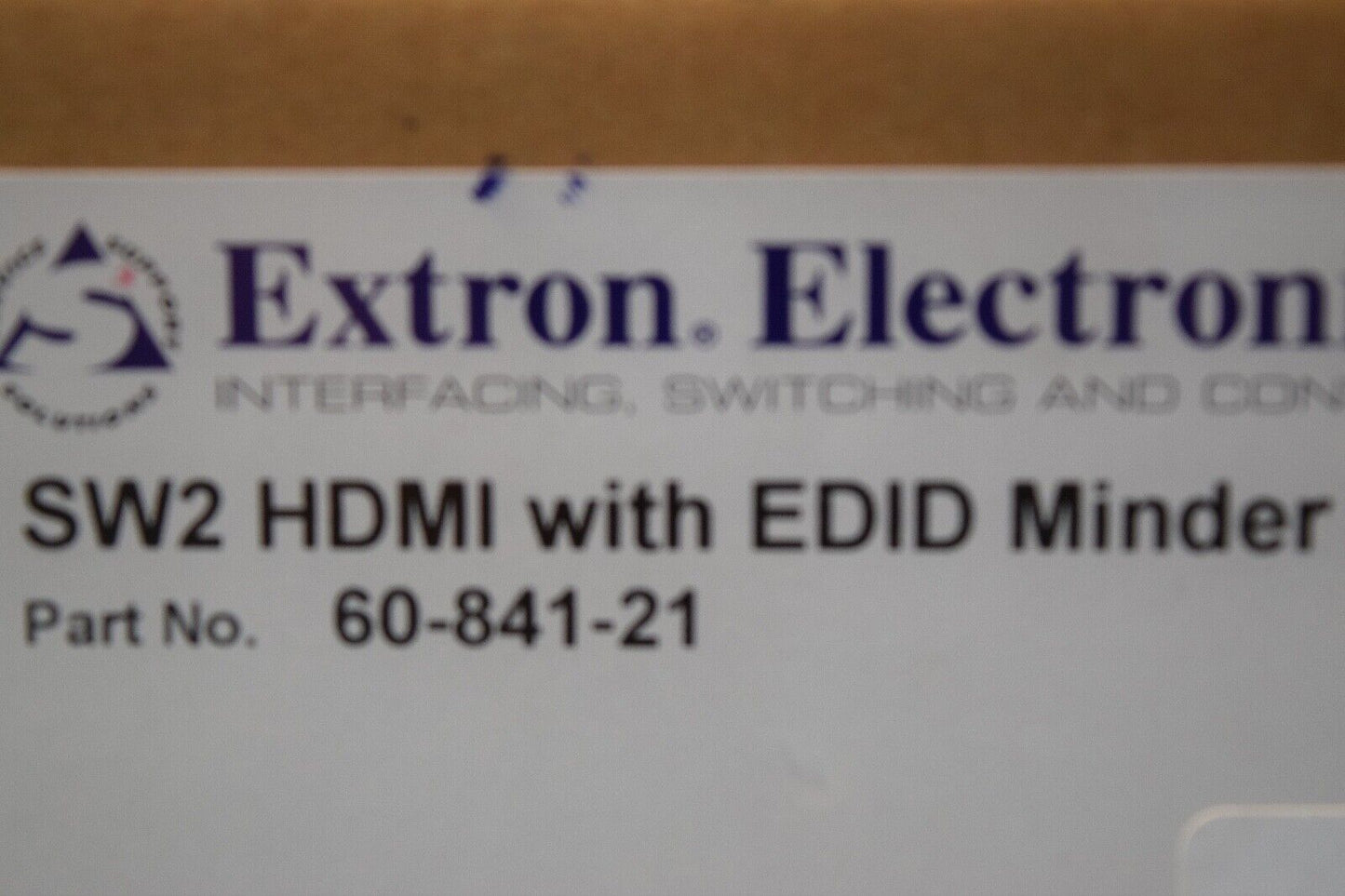 Extron SW2 HDMI WITH EDID Minder  Two-Input HDMI Switcher  60-841-21