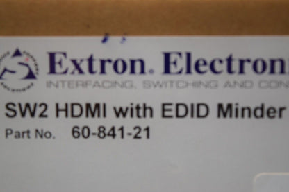 Extron SW2 HDMI WITH EDID Minder  Two-Input HDMI Switcher  60-841-21