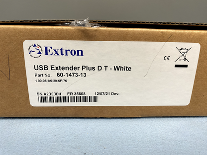 Extron USB Extender Plus D T White Transmitter - Decorator-Style 60-1473-13