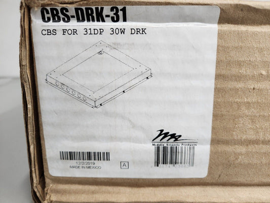 Middle Atlantic CBS-DRK-31 Skirted Wheelbase w/ 4 Fine Floor Casters for DRK-31