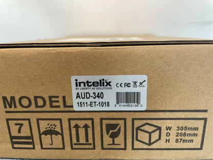 Intelix 3-Input 40W, 70/100V Class-D Speaker Amplifier AUD-340