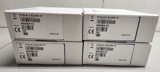 Crestron FT2A-PLT-BLANK-10 FlipTop FT2 Blank Plate Modules 6508412 LOT OF 4 NEW