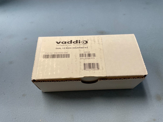 Vaddio 998-6000-006 Dual Rack Mount Kit - Vaddio 0.5-Rack Enclosures
