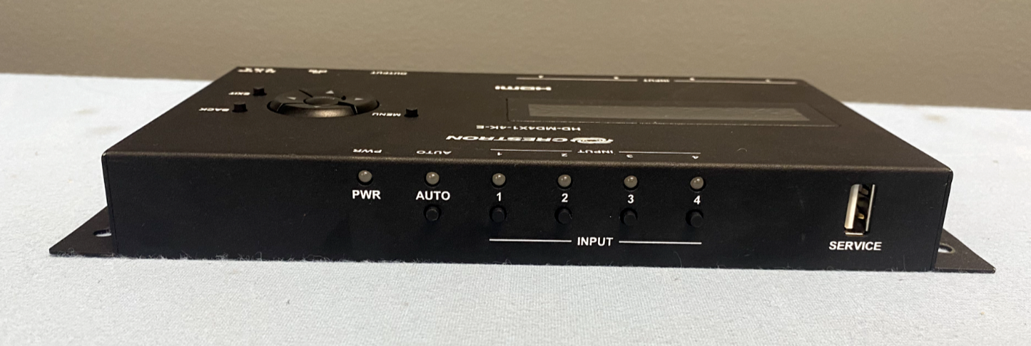 Crestron HD-MD4X1-4K-E 4x1 4K HDMI Switcher w/ Power Adapter 6507491