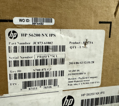 HP JC873A Tippingpoint NX S6200 Intrusion Prevention System