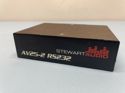 Stewart Audio AV25-2 RS232 Subcompact 2-Channel Audio Amplifier w/ RS232 & (3B)