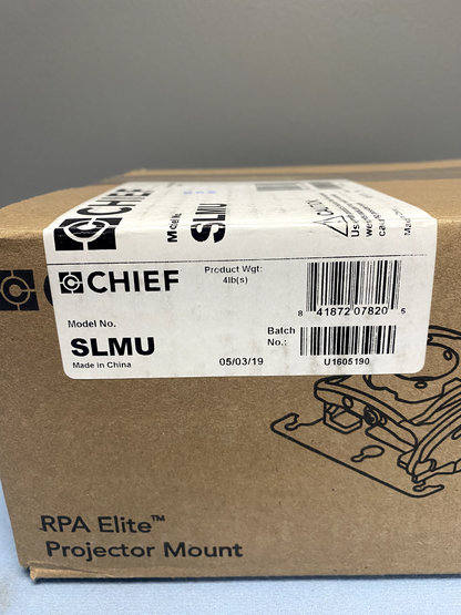 Chief SLMU Universal RPM Interface Bracket (Black) NEW