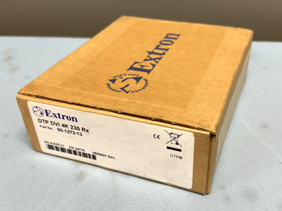 Extron DTP DVI 4K 230 Rx DTP Receiver for DVI 230 Feet 60-1272-13 NEW