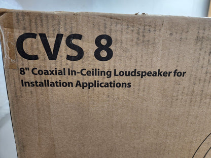 Tannoy CVS 8 Coaxial In-Ceiling Loudspeaker (Pair, 8", White) CVS8 New
