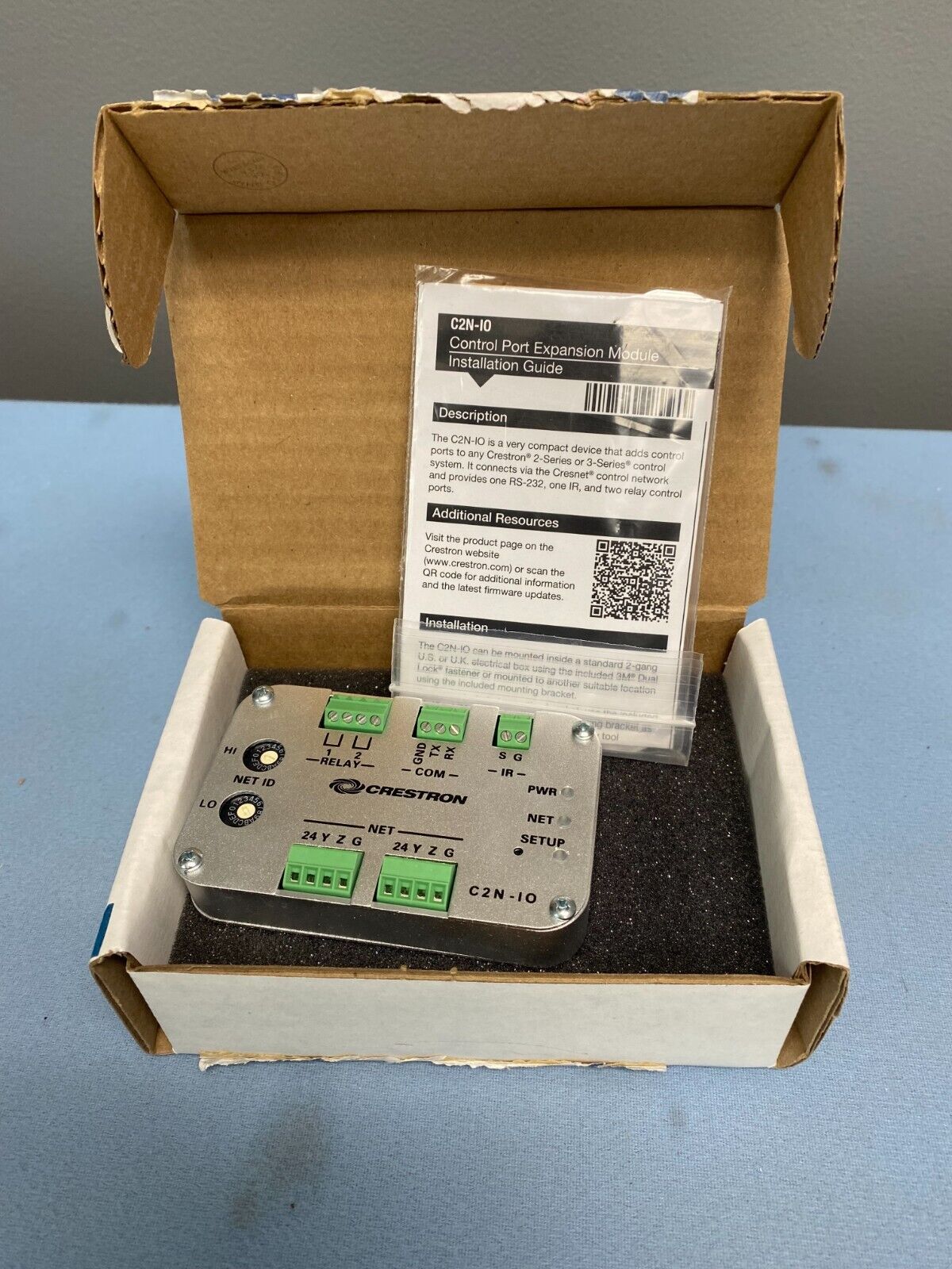 Crestron C2N-IO -Control Port Expansion Module- NEW Open Box 6505209 – LPAV
