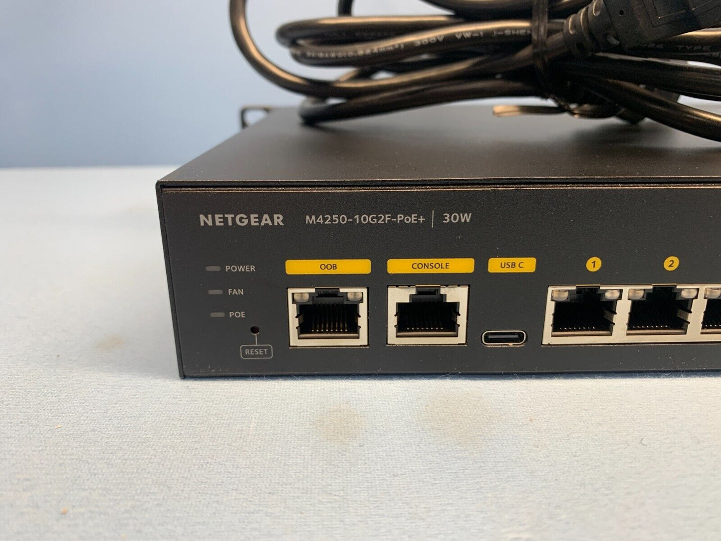 NETGEAR AV Line M4250-10G2F-PoE+ 8x1G PoE+ 125W 2x1G and 2xSFP Managed Switch