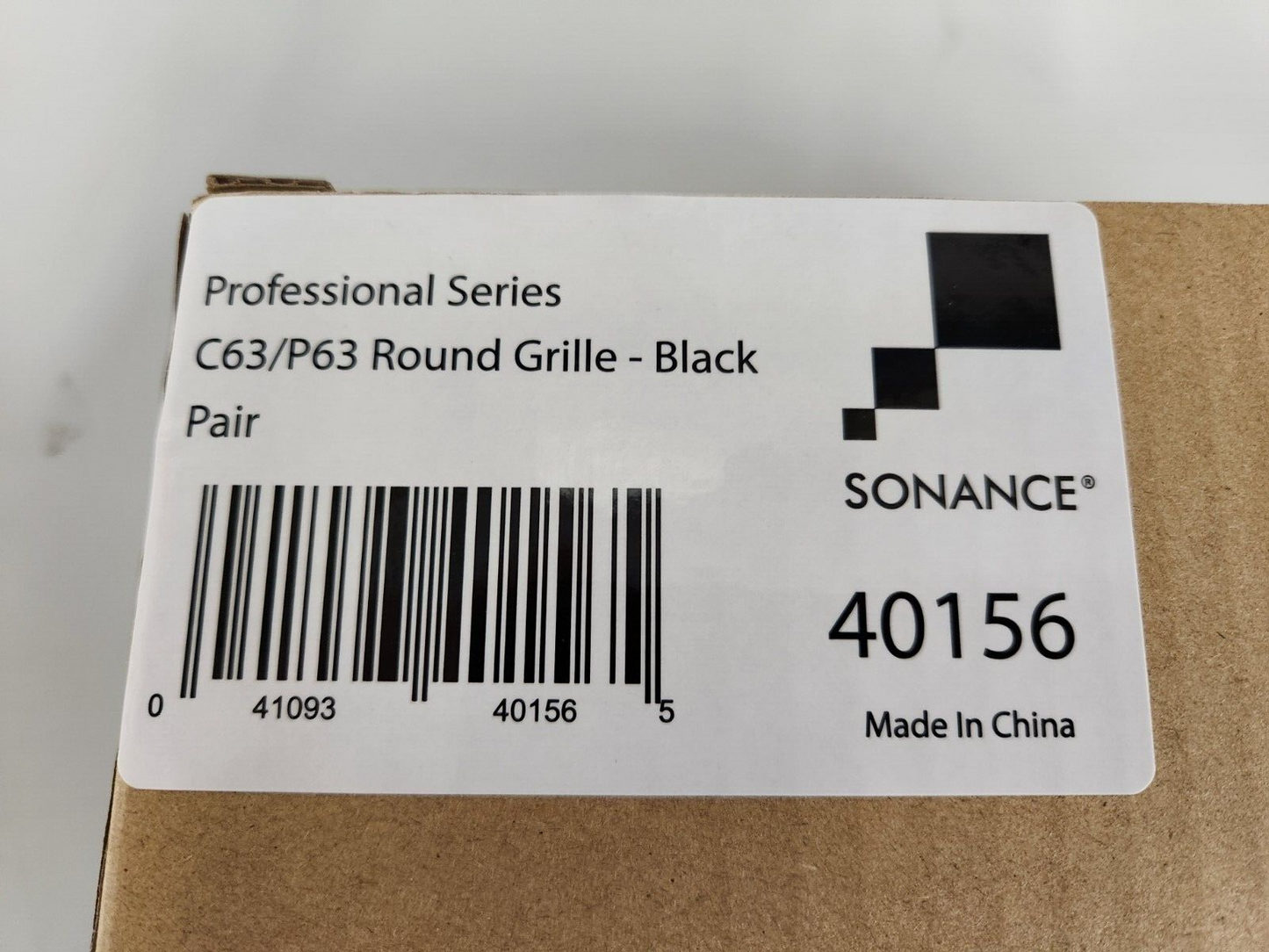 Sonance 40156 Round Speaker Grille C63 / P63 White Pair LOT of 5 Pairs