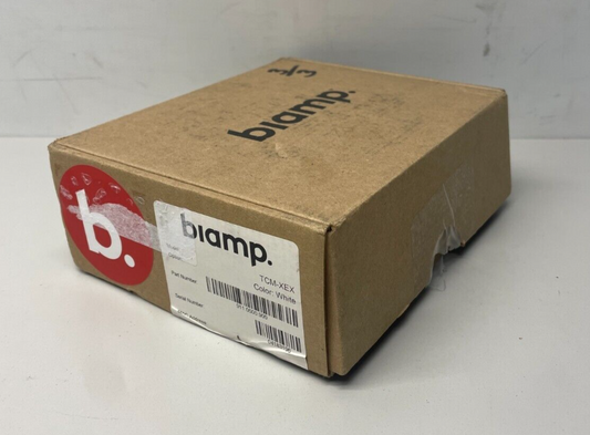 Biamp Parle TCM-XEX Low Profile Beamtracking Ceiling Microphone - White NOB