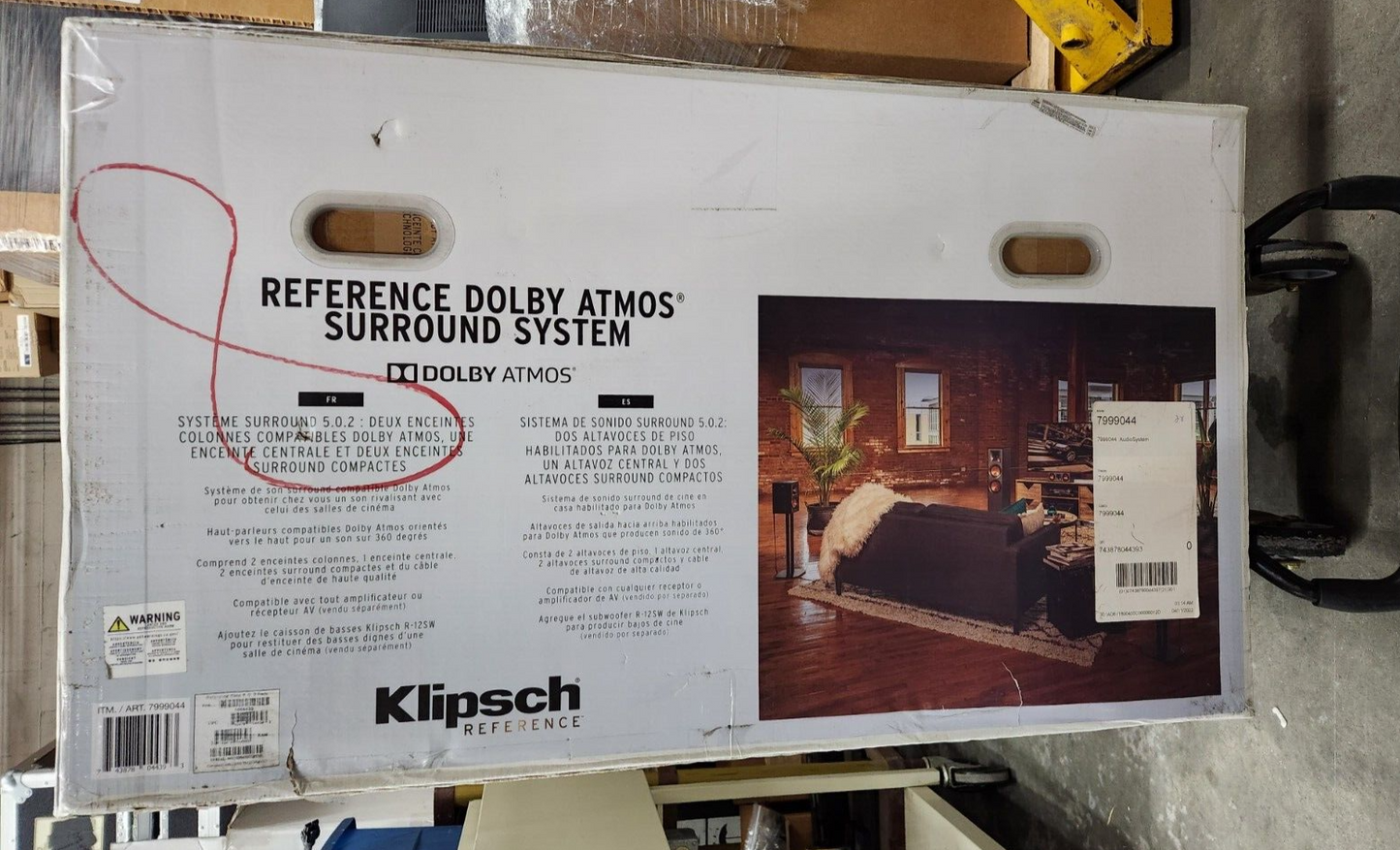 Klipsch Reference Dolby Atmos 5.0.2 Home Theater System NIB