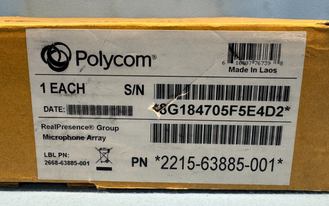 Polycom 2215-62885-001 RealPresence Group Series Tabletop Microphone N ...