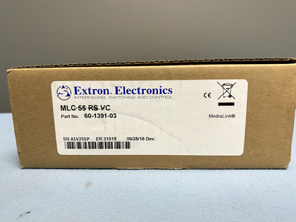 Extron MLC 55 RS VC MediaLink Controller RS-232, IR, & Volume Control 60-1391-03