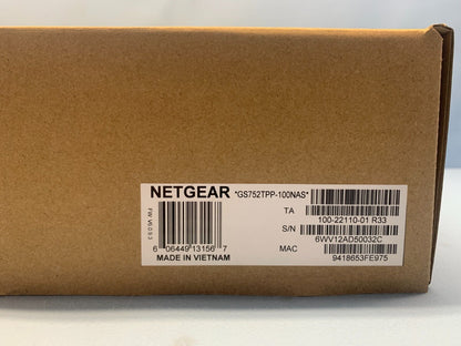 Netgear GS752TPP 48-Port PoE+ Compliant Gigabit Managed Network Switch with SFP