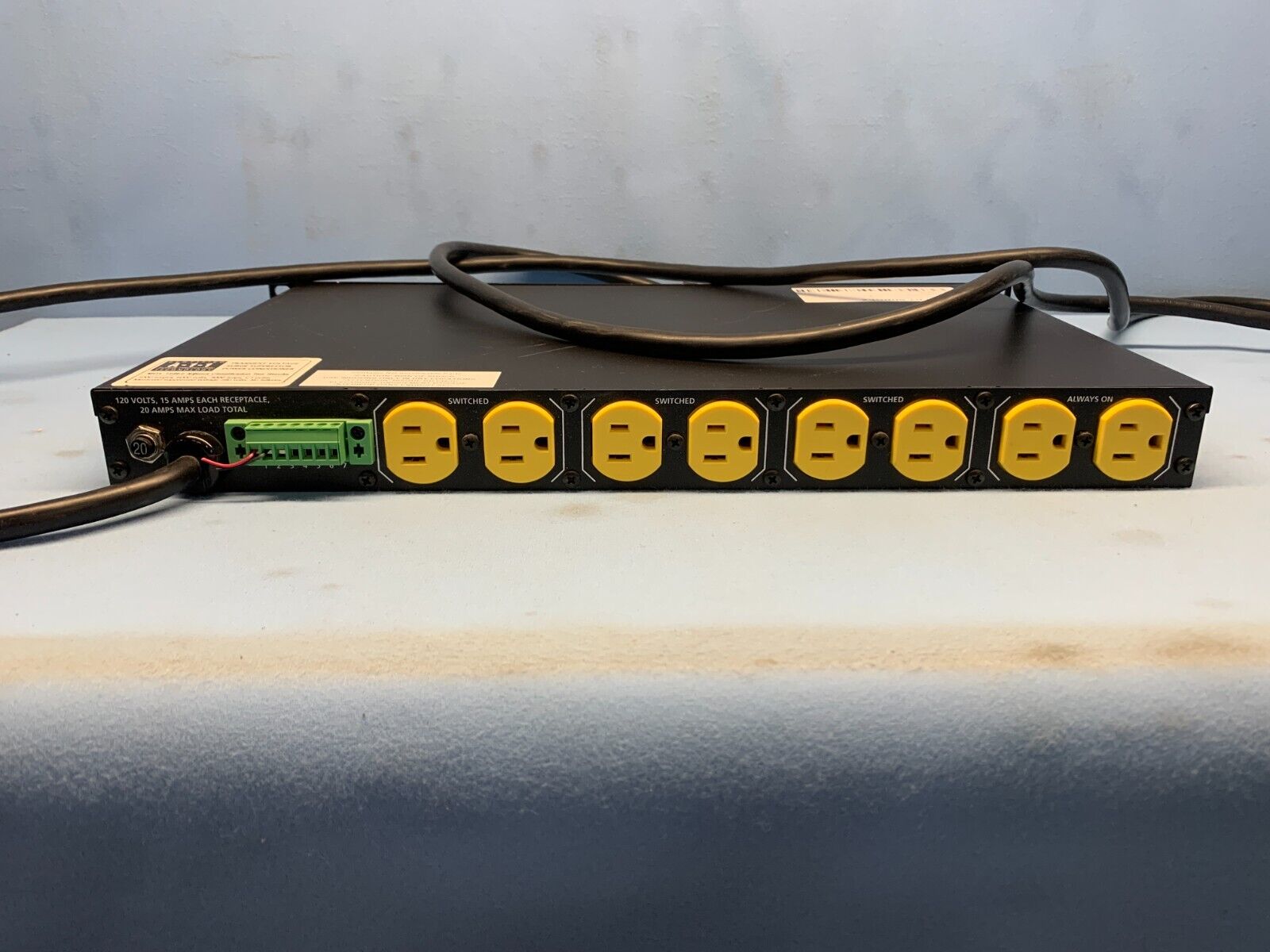 SurgeX SX-1120-RT Rack Mount Surge Eliminator 1RU 20A 9PORT – LPAV