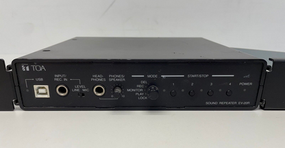 TOA EV-20R Sound Repeater 1U with Rack Ears and Power Supply