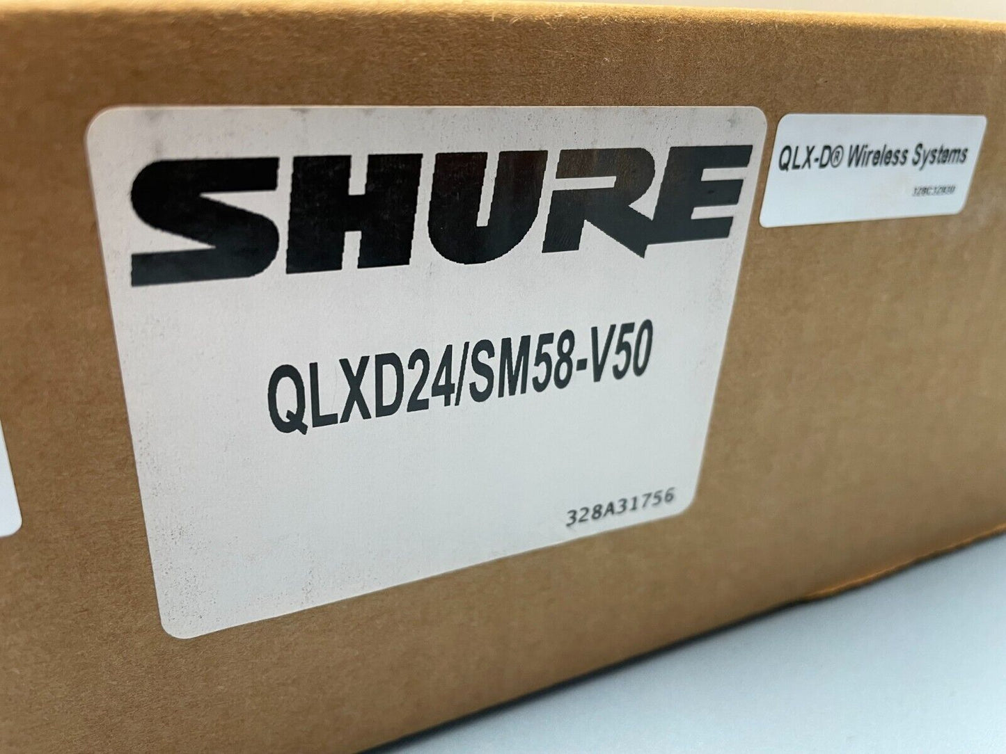 Shure QLX-D Series Digital Wireless Handheld Microphone System w/ SM58 - V50