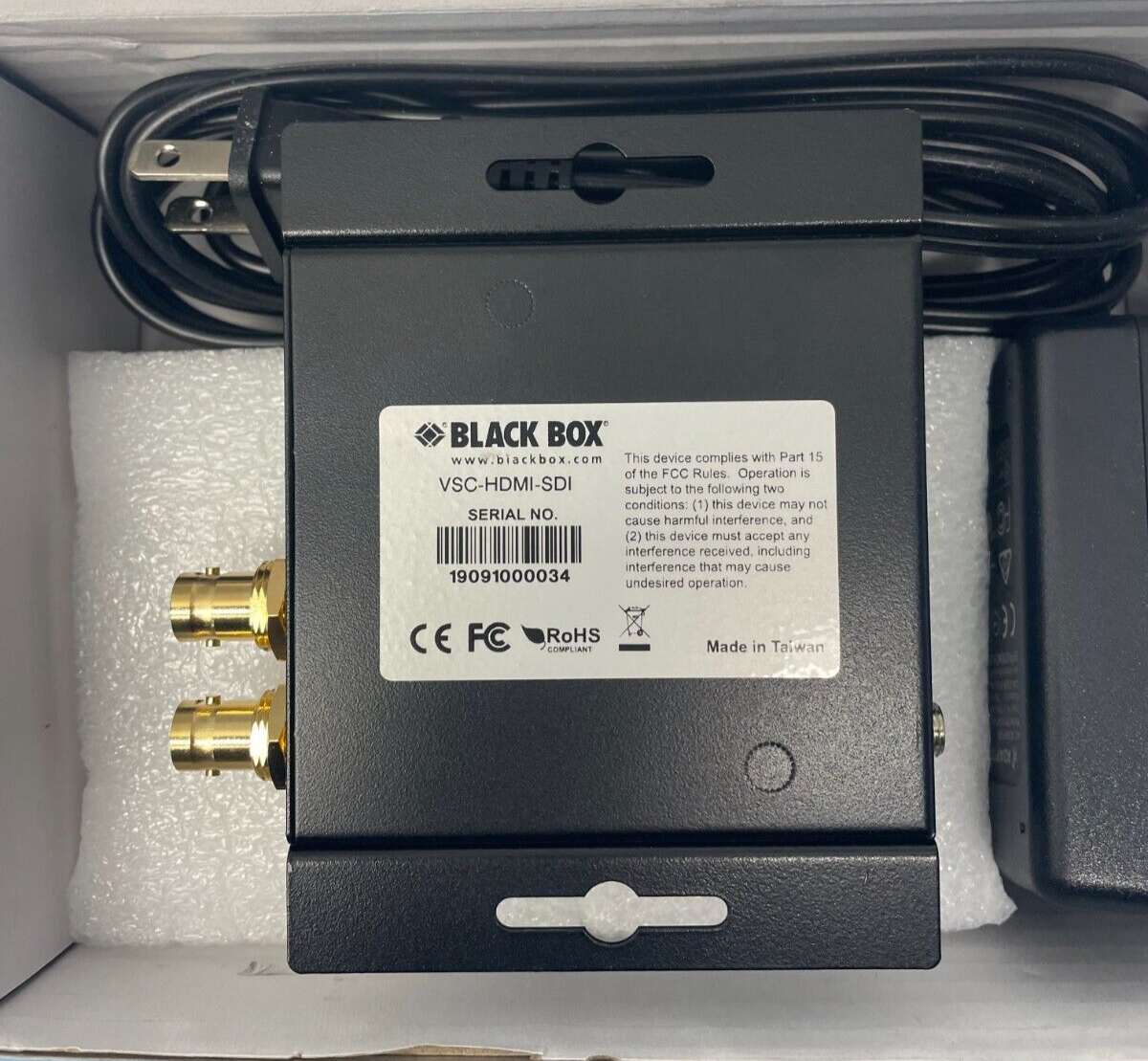 Black Box VSC-HDMI-SDI / 3G-SDI/HD-SDI to HDMI Converter