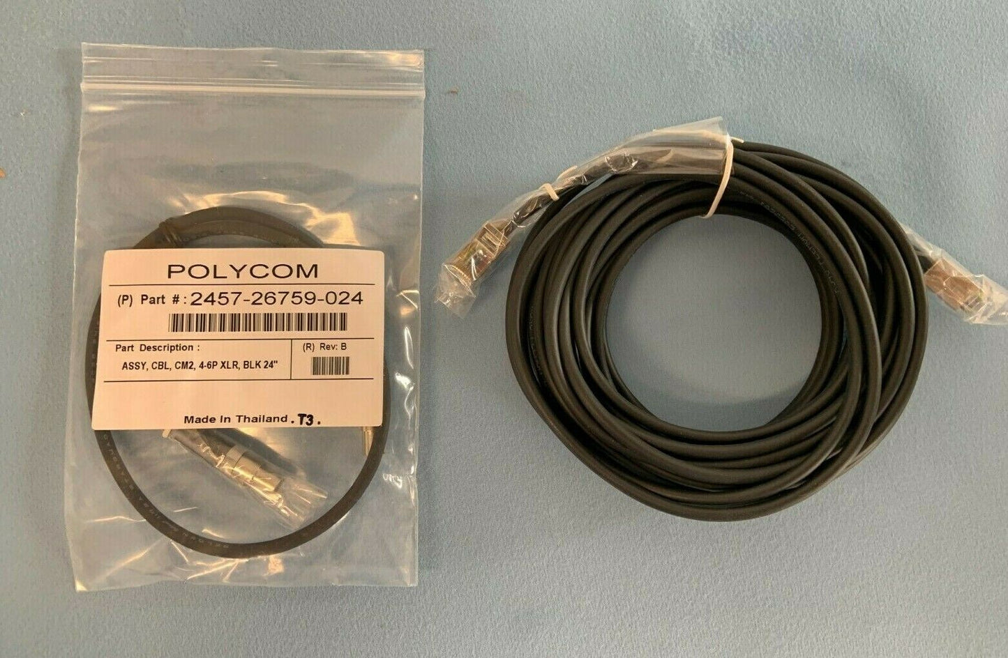 Polycom HDX Ceiling Microphone Extension Kit | Black | 2200-23810-001