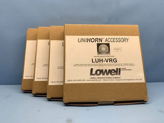 Lowell Unihorn LUH-VRG Vandal Resistant Grille (Lot of 4) NEW