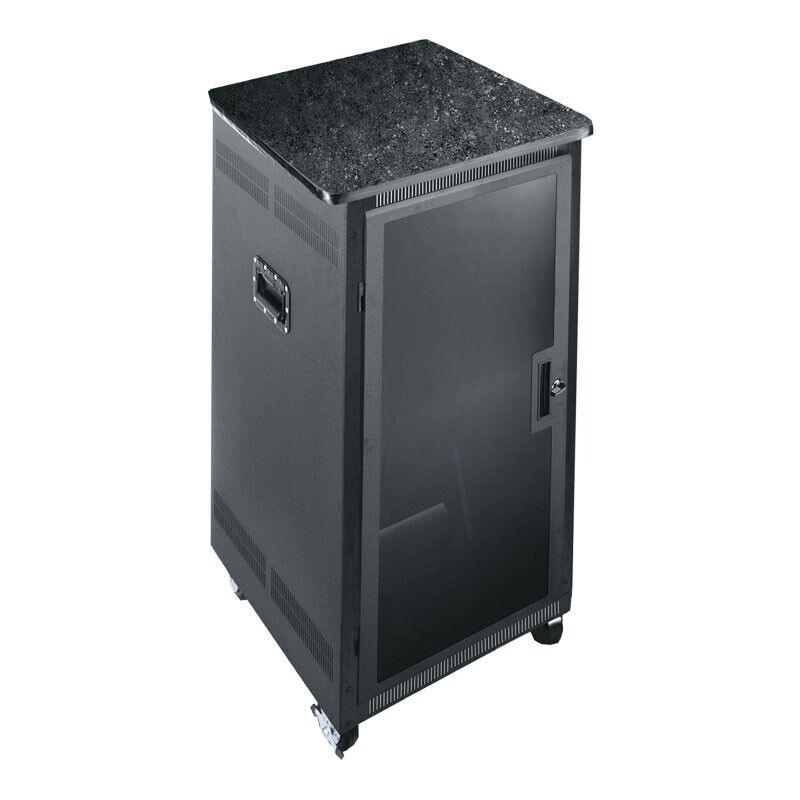 Middle Atlantic PTRK-2126MDK Rolling Portable Equipment Rack w/ Plexi ...