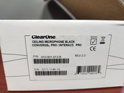 ClearOne Ceiling Microphone Array Black Converge / Interact Pro | 910-001-013-B