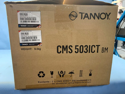 Tannoy CMS 503ICT BM 5" Full-Range Ceiling Loudspeaker w/ ICT Driver  (PAIR)