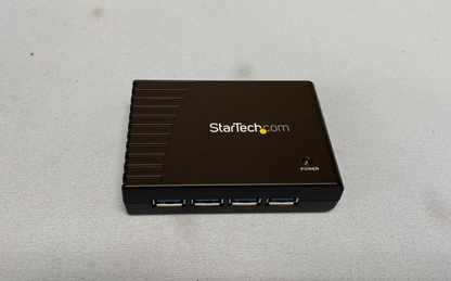 StarTech ST4300USB3 4-Port SuperSpeed USB 3.0 Hub - Black With Power Supply
